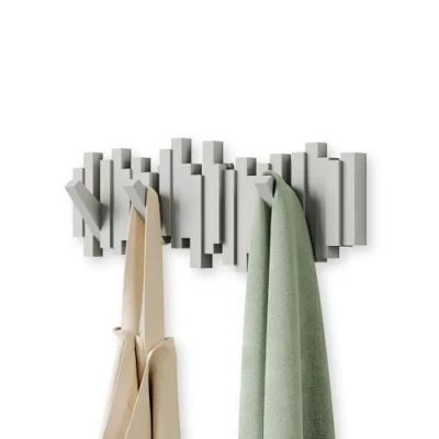 Bild av Umbra 318211 918 Väggrockkrokar, Plast, Grå, 49,2 x 18,1 2,9 cm