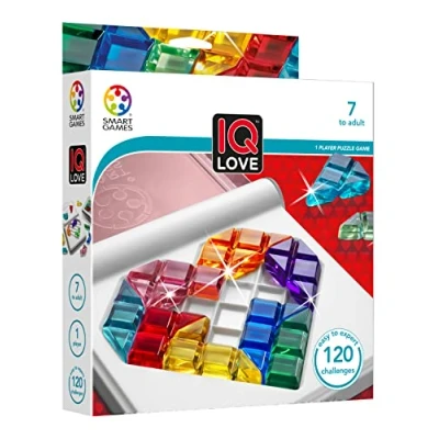 Bild av smart games IQ Love, Puzzle Game with 120 Challenges, 2 Playing Modes, 7+ Years
