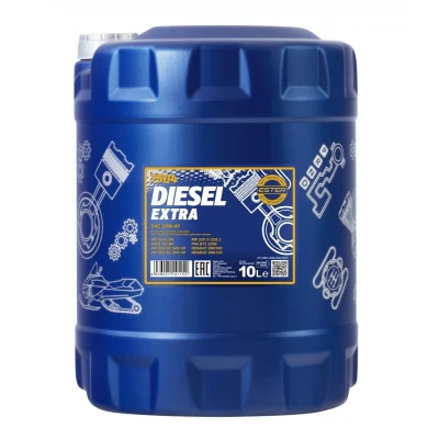 Bild av Mannol Diesel Extra 10W 40 10I Huile moteur MN7504 10 RENAULT: TRAFIC 2 Bus, GRAND SCENIC 2, MASTER Kasten, MERCEDES BENZ: Vito Mixto