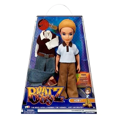 Bild av Bratz Original Fashion Doll KOBY Boyz Series 3 Pojkdocka, 2 kläder och affisch För samlare barn i åldrarna 6+