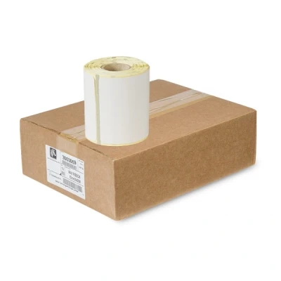 Bild av Zebra Direct 2100 Matt permanent gummihäftning bestruket vit 185 stk (1 rulle/rullar x 185) papper