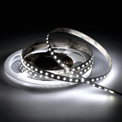 Bild av JANDEI led strip light 5 meter 12V för interiör IP20, kallt ljus 6000K, 120 LEDs/m, SMD 2835, inredningsbelysning (ingår ej strömförsörjning)