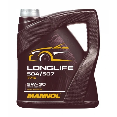 Bild av Mannol Longlife 504/507 5W 30 4l Motorolja MN7715 4 VOLKSWAGEN: Passat B6 Variant, Golf 7, B7 BMW: 5 Touring, 3 Touring