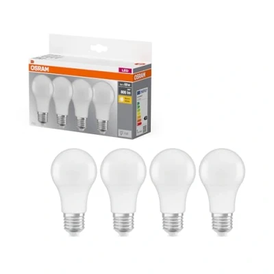 Bild av OSRAM LED lampa bas: E27 varm vit 2700 K 8,50 W matt BASE Klassisk A [Energiklass A+]