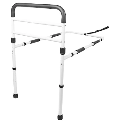 Bild av Pepe uppresningshjälp för seniorer (höjd 2641 cm, upp till 136 kg), sänggaller vuxna, sänggaller, fallskydd äldre, justerbar uppresningshjälp, sänghandtag, vitt