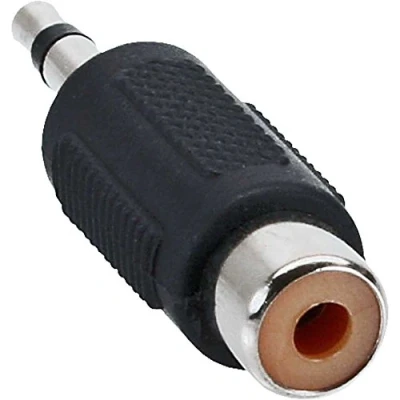 Bild av InLine 99326 ljudadapter, 3,5 mm uttagskontakt till 1 x RCA uttag, mono