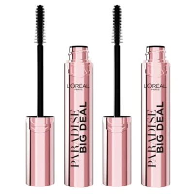Bild av L&#039;Oréal Paris Paradise Big Deal Mascara Volumizing Stretching Intensiv Blicking Stratifierbar Formula Smoothfinity Cross Konisk Toalettborste Svart Färg 2