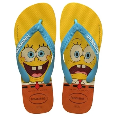 Bild av Havaianas Top Svampbob, Flip Flop, Unisex Vuxna, Vitsvart, 4.5/5 UK
