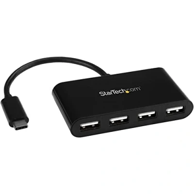 Bild av StarTech.com USB C hubb med 4 portar till x A hubbadapter Mini 2.0 bussdriven Type port expander (ST4200MINIC)