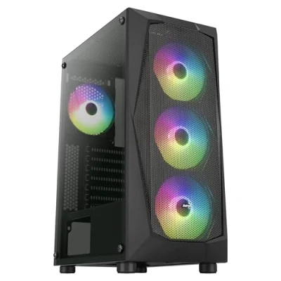 Bild av AeroCool Falcon ARGB mid Tower ATX Chassi Svart