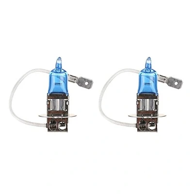 Bild av Mintice 2 x bil fordon ljus H3 100 W 6 000 K Xenon gas halogenstrålkastare vita glödlampor