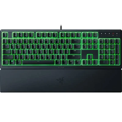 Bild av Razer Ornata V3 X speltangentbord med låg profil (tysta membranbrytare, UV belagda tangenter, hållbar, spillbeständig design, ergonomisk skrivvila) amerikansk layout svart