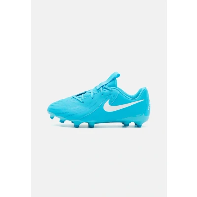 Bild av Nike Performance JR Phantom GX II Academy FG/MG Unisex Fotbollsskor fasta dobbar för barn, Storlek: 33.5, Blue fury/white Konstmaterial/textil