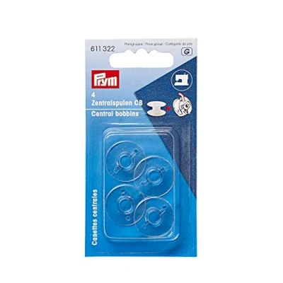 Bild av Prym CB Gripper Transparent (20.5mm) Sömnad Maskin Spolar 4 Bitar