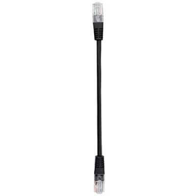 Bild av Pro Signal PSG03118 Cat5e RJ45 Ethernet lappkabel, 0,2 m, svart