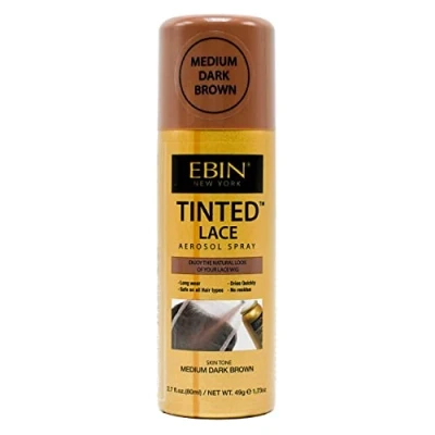 Bild av EBIN New York färgad spets spray (medium mörkbrun)