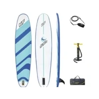 Bild av Bestway surfboard Hydro Force Compact, Flad, W Konkav, Blå, Polyvinylchlorid (PVC), Tritech, 90 kg