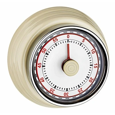 Bild av TFA Dostmann kökstimer, 38.1037.09, äggklocka, med hiss, utan batterier, larm, retrodesign, beige, L 74 x B H 36 mm