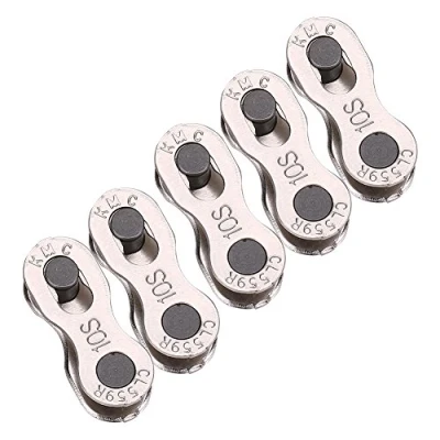 Bild av Fahrradkettenglied, 5 Paare Schnellverschluss Fahrrad Missing Link Hochleistungs Fahrradkette Mater Magic Joint Connector fr Geschwindigkeit 6/78/9/10 Geschwindigkeit(8/7/6 speed)