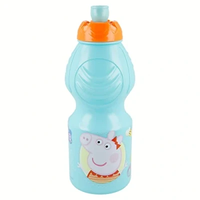 Bild av Bouteille Peppa Pig 400 ml Bleu Polyéthylène LDPE