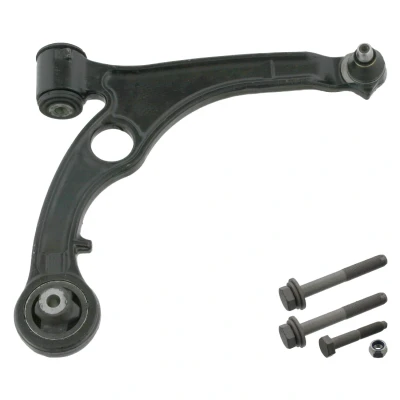 Bild av FEBI BILSTEIN 40759 Bras de suspension avec kit vis, écrou Essieu avant, droit barre oscillant transversal Fonte d&#039;acier