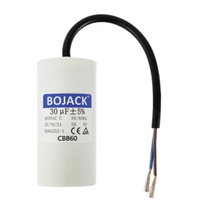 Bild av BOJACK CBB60 30uF 450 V 50/68HZ Startkondensator motorkörningskondensator mikrofaradkondensator med tråd