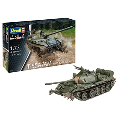 Bild av Pojazd 1:72 T 55A/AM with KMT 6/EMT 5 EDUKAMP