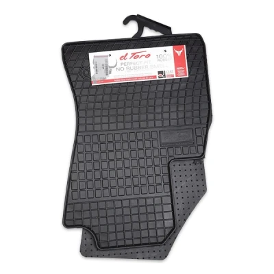 Bild av FROGUM 0910P Ensemble de tapis sol Caoutchouc avant 2 noir Sur mesure FIAT: Doblo II Break