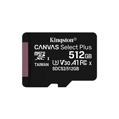 Bild av Kingston Canvas Select Plus micro SD minneskort, SDCS2/512 GBSP klass 10