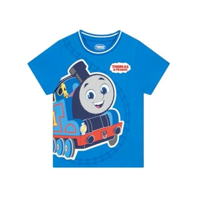 Bild av Thomas &amp; Vänner Pojkarnas T Shirt Tåg Tåget Kläder Blå 110