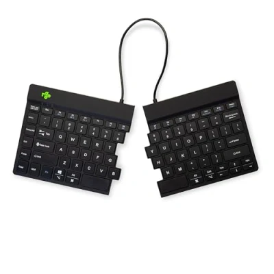 Bild av R Go Tools Split break keyboard with integrated indicator QWERTY US black Tangentbord Amerikansk Engelska Svart