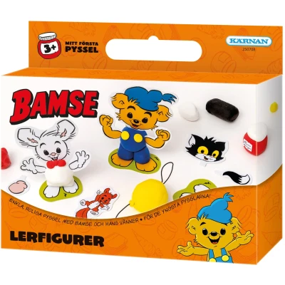 Bild av Kärnan Kul Att Skapa Bamse Lerfigurer Pysselset