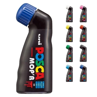 Bild av uni ball 183251 Märkpenna POSCA MOP&#039;R PCM 22 rund spets 319 mm blå 1 st ergonomisk form