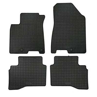 Bild av AutoStyle CK RKI01 Ensemble de tapis sol caoutchouc avant et arrière 4 noir