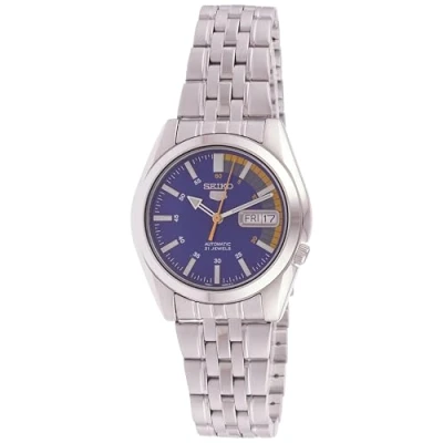 Bild av Seiko Herrklocka analog automatisk med Armband i rostfritt stål SNK371K1, Silver/flerfärgad,