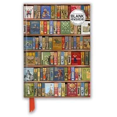 Bild av Bodleian Libraries: High Jinks Bookshelves (Foiled Blank Journal): Unser hochwertiges Blankbook mit festem, künstlerisch geprägtem Einband