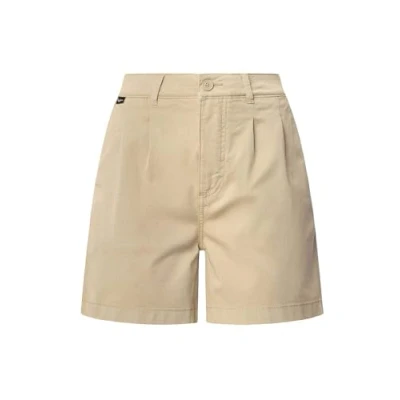 Bild av Pepe Jeans MID Waist Regular Vania Shorts, Storlek: Small, Light biscuit beige