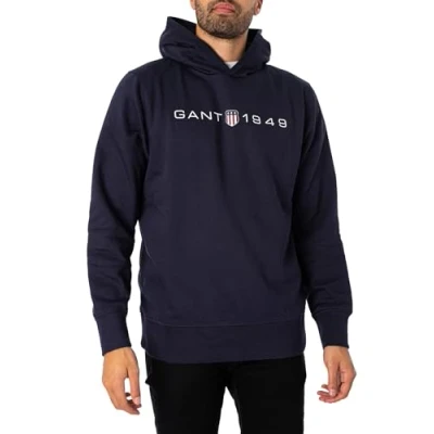 Bild av GANT Printed Graphic Sweatshirt, Storlek: Medium, Evening blue