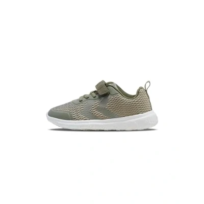 Bild av Hummel Actus Recycled JR Sneakers för barn, Storlek: 35, Deep lichen green Textil/syntet