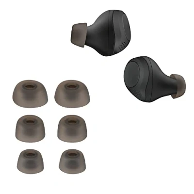 Bild av kwmobile 6 x kuddar kompatibla med Jabra Elite 75t/65t/Active 3 storlekar silikonöronproppar in ear hörlurar