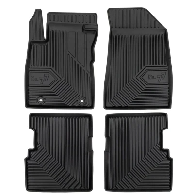 Bild av FROGUM No. 77 77430709 Set med golvmatta TPE (termoelastisk elastomer) fram och bak 4 svart Skräddarsytt MG: ZS SUV