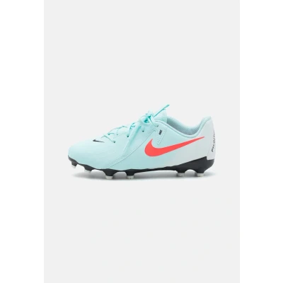 Bild av Nike Performance JR Phantom GX II Academy FG/MG Unisex Fotbollsskor fasta dobbar för barn, Storlek: 33, Mint/atomic red/off noir