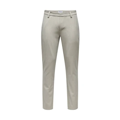 Bild av Only &amp; Sons Onsbrad LIFE SLIM Chinos, Storlek: 28x30, Moonstruck