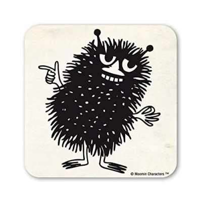Bild av Logoshirt® Mumins I Stinky underlägg kork 10 x cm hållbart tryck licenserad originaldesign