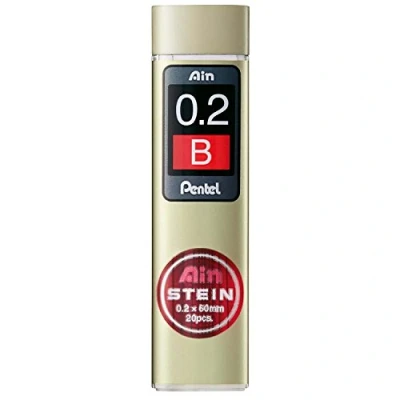 Bild av Pentel C272W B &quot;AIN STEIN&quot; finstift för stiftpennor, 10 x 20 finpåfyllningar