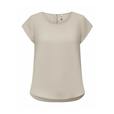 Bild av ONLY Onlvic Solid NOOS Tshirt bas, Storlek: 34, Moonbeam