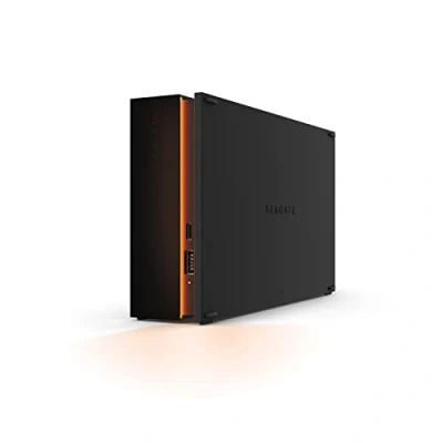 Bild av Seagate FireCuda Gaming Hub, 8 TB, External Hard Drive HDD, PC Gaming, Customisable RGB LED lighting, Dual forward facing USB, 3 Years Rescue Services (STKK8000400)
