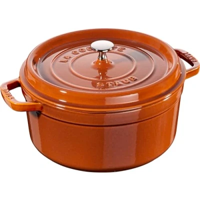 Bild av STAUB Gusseisen Bräter/Cocotte, Rund 24 cm, 3,8 L, Zimt