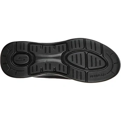 Bild av Skechers Go walk Arch Fit Idyllic Herr Sneaker, Svart textilsyntetisk trim, 44.5 EU