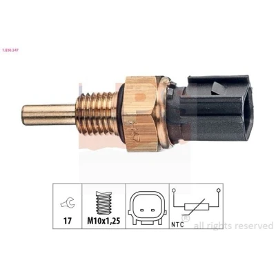 Bild av EPS 1.830.347 Sonde De Température Liquide Refroidissement Made in Italy OE Equivalent HONDA: CR V 3, CIVIC 8 Hatchback,